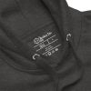 druid hoodie, tag view - charcoal heather