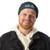 wizard beanie, worn by man - petrol blue