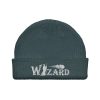 wizard beanie, flat lay - Petrol Blue