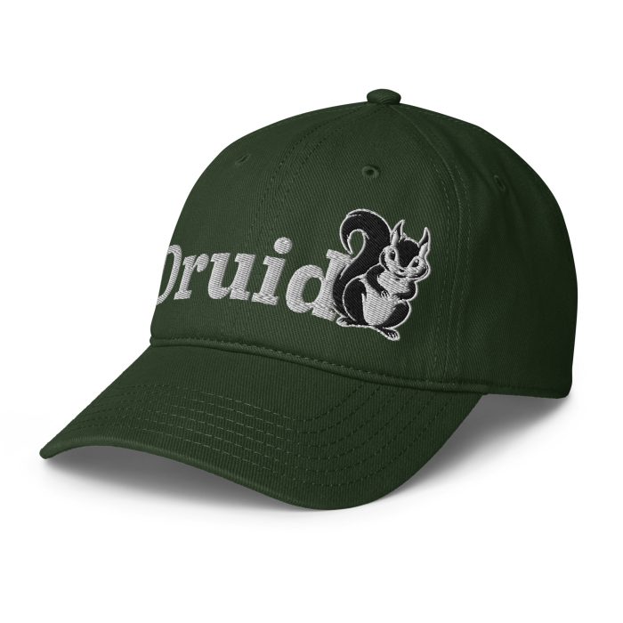 low-profile-baseball-cap-dark-green-left-front-69726991d873c.jpg druid low profile cap, front left - dark green