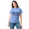 wizard t-shirt, model woman - carolina blue
