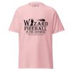 wizard t-shirt, front - light pink