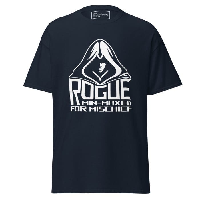 unisex-classic-tee-navy-front-69786b885c6fe.jpg rogue classic t-shirt, front - navy