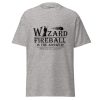wizard t-shirt, front - sport grey