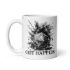 crit happens mug 11 oz, left - white