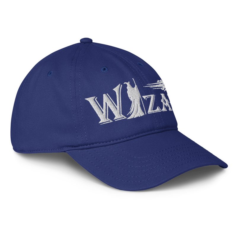 wizard fireball cap, right front - royal