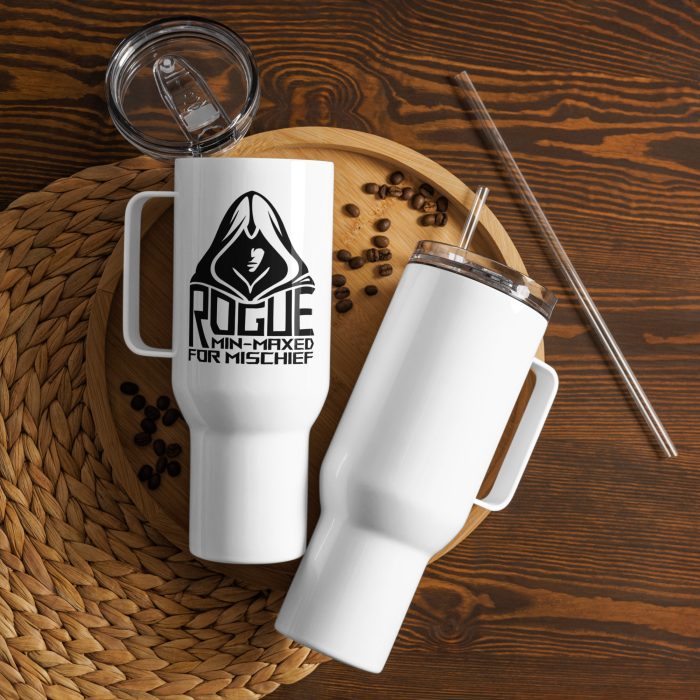 travel-mug-with-a-handle-white-40-oz-front-697946417e1d7 rogue travel mug, flat lay - 40 oz