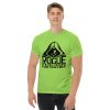 rogue t-shirt, front 3 - lime