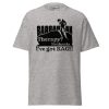 barbarian rage t-shirt, front - sport grey
